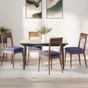 Cojines para asiento 2 pcs Azul jeans 40 x 40 x 6 cm tela en Decoración | Comprar online en Foru.es