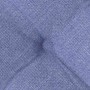 Cojines para asiento 2 pcs Azul jeans 40 x 40 x 6 cm tela en Decoración | Comprar online en Foru.es
