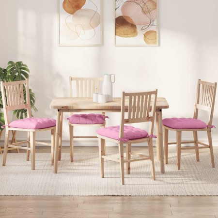 Cojines para asiento 2 pcs Rosa 40 x 40 x 6 cm tela en Decoración | Comprar online en Foru.es