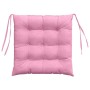 Cojines para asiento 2 pcs Rosa 40 x 40 x 6 cm tela en Decoración | Comprar online en Foru.es