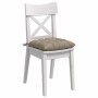 Cojines para asiento 4 pcs Taupé 40 x 40 x 6 cm Microfibra en Decoración | Comprar online en Foru.es