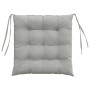 Cojines para asiento 4 pcs Gris Claro 40 x 40 x 6 cm Microfibra en Decoración | Comprar online en Foru.es