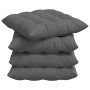 Cojines para asiento 4 pcs Gris oscuro 40 x 40 x 6 cm en Decoración | Comprar online en Foru.es