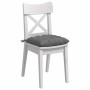 Cojines para asiento 4 pcs Gris oscuro 40 x 40 x 6 cm en Decoración | Comprar online en Foru.es