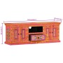 Mueble de TV madera maciza de mango rosa 110x30x40 cm de vidaXL, Muebles TV - Ref: Foro24-353907, Precio: 325,45 €, Descuento: %