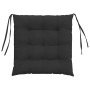 Cojines para asiento 4 pcs Negro 40 x 40 x 6 cm Microfibra en Decoración | Comprar online en Foru.es