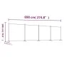 Biombo divisor de 4 paneles de tela negro 698x180 cm by vidaXL, Room dividers - Ref: Foro24-350285, Price: 55,62 €, Discount: %