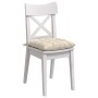 Cojines para asiento 4 pcs Beige 40 x 40 x 6 cm Microfibra en Decoración | Comprar online en Foru.es