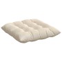 Cojines para asiento 4 pcs Beige 40 x 40 x 6 cm Microfibra en Decoración | Comprar online en Foru.es