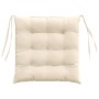 Cojines para asiento 4 pcs Beige 40 x 40 x 6 cm Microfibra en Decoración | Comprar online en Foru.es