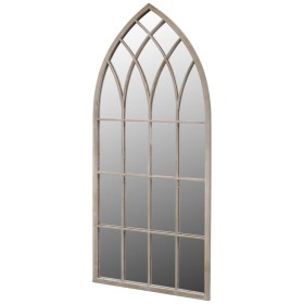 Espejo de jardín arco gótico uso interior y exterior 50x115 cm de vidaXL, Estructuras de exteriores - Ref: Foro24-41226, Prec...