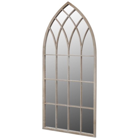 Espejo de jardín arco gótico uso interior y exterior 50x115 cm de vidaXL, Estructuras de exteriores - Ref: Foro24-41226, Prec...