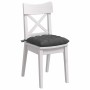Cojines para asiento 4 pcs Gris oscuro 40 x 40 x 6 cm en Decoración | Comprar online en Foru.es