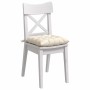 Cojines para asiento 4 pcs Crema 40 x 40 x 6 cm Tela de pana en Decoración | Comprar online en Foru.es