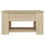 Mesa de centro madera contrachapada roble Sonoma 79x49x41 cm de vidaXL, Mesas de centro - Ref: Foro24-809713, Precio: 87,06 €...