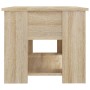 Mesa de centro madera contrachapada roble Sonoma 79x49x41 cm de vidaXL, Mesas de centro - Ref: Foro24-809713, Precio: 88,62 €...