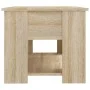 Mesa de centro madera contrachapada roble Sonoma 79x49x41 cm de vidaXL, Mesas de centro - Ref: Foro24-809713, Precio: 87,06 €...