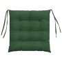 Cojines para asiento 4 pcs Verde oscuro 40 x 40 x 6 cm en Decoración | Comprar online en Foru.es