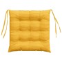Cojines para asiento 4 pcs Amarillo Claro 40 x 40 x 6 cm en Decoración | Comprar online en Foru.es