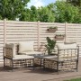 Juego de muebles de jardín 5 pzas y cojines ratán PE antracita de vidaXL, Sofás de exterior - Ref: Foro24-3186710, Precio: 37...