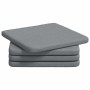 Cojines para asiento 4 pcs Gris Claro 40 x 40 x 3 cm tela en Decoración | Comprar online en Foru.es