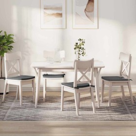 Cojines para asiento 4 pcs Gris oscuro 40 x 40 x 3 cm tela en Decoración | Comprar online en Foru.es