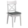 Cojines para asiento 4 pcs Gris oscuro 40 x 40 x 3 cm tela en Decoración | Comprar online en Foru.es