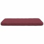 Cojines para asiento 4 pcs Rojo vino 40 x 40 x 3 cm tela en Decoración | Comprar online en Foru.es