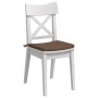 Cojines para asiento 4 pcs Marrón 40 x 40 x 3 cm tela en Decoración | Comprar online en Foru.es