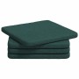 Cojines para asiento 4 pcs Verde oscuro 40 x 40 x 3 cm tela en Decoración | Comprar online en Foru.es