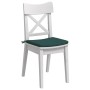 Cojines para asiento 4 pcs Verde oscuro 40 x 40 x 3 cm tela en Decoración | Comprar online en Foru.es