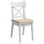 Cojines para asiento 4 pcs Crema 40 x 40 x 3 cm tela en Decoración | Comprar online en Foru.es