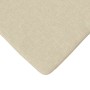 Cojines para asiento 4 pcs Crema 40 x 40 x 3 cm tela en Decoración | Comprar online en Foru.es