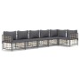 Juego de muebles de jardín 6 pzas cojines antracita ratán PE de vidaXL, Sofás de exterior - Ref: Foro24-3186755, Precio: 494,...