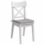 Cojines para asiento 4 pcs Gris Nube 40 x 40 x 3 cm tela en Decoración | Comprar online en Foru.es