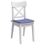 Cojines para asiento 4 pcs Azul jeans 40 x 40 x 3 cm tela en Decoración | Comprar online en Foru.es