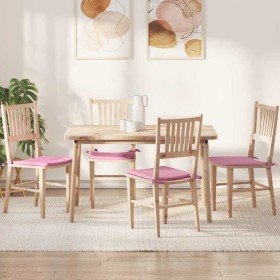 Cojines para asiento 4 pcs Rosa 40 x 40 x 3 cm tela en Decoración | Comprar online en Foru.es