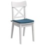 Cojines para asiento 4 pcs Azul 40 x 40 x 3 cm Terciopelo en Decoración | Comprar online en Foru.es