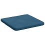 Cojines para asiento 4 pcs Azul 40 x 40 x 3 cm Terciopelo en Decoración | Comprar online en Foru.es