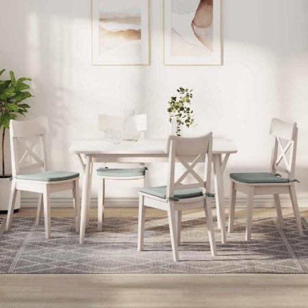 Cojines para asiento 4 pcs Gris Claro 40 x 40 x 3 cm Terciopelo en Decoración | Comprar online en Foru.es