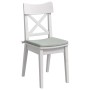 Cojines para asiento 4 pcs Gris Claro 40 x 40 x 3 cm Terciopelo en Decoración | Comprar online en Foru.es