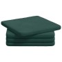 Cojines para asiento 4 pcs Verde oscuro 40 x 40 x 3 cm en Decoración | Comprar online en Foru.es