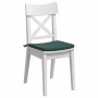 Cojines para asiento 4 pcs Verde oscuro 40 x 40 x 3 cm en Decoración | Comprar online en Foru.es