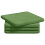 Cojines para asiento 4 pcs Verde claro 40 x 40 x 3 cm en Decoración | Comprar online en Foru.es