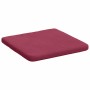 Cojines para asiento 4 pcs Rojo vino 40 x 40 x 3 cm Terciopelo en Decoración | Comprar online en Foru.es