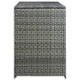 Cobertizo doble para contenedor ratán PE gris 148x77x111 cm de vidaXL, Cobertizos - Ref: Foro24-46463, Precio: 273,46 €, Desc...