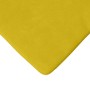 Cojines para asiento 4 pcs Amarillo 40 x 40 x 3 cm Terciopelo en Decoración | Comprar online en Foru.es