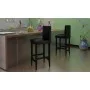 Taburetes de cocina 4 unidades cuero artificial negro de vidaXL, Taburetes de cocina - Ref: Foro24-160715, Precio: 398,95 €, ...