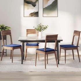 Cojines para asiento 4 pcs Azul Policía 40 x 40 x 3 cm en Decoración | Comprar online en Foru.es