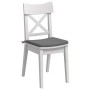 Cojines para asiento 4 pcs Gris oscuro 40 x 40 x 3 cm en Decoración | Comprar online en Foru.es